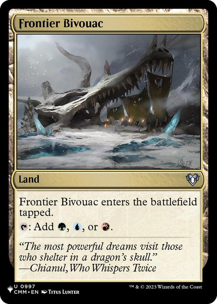 Frontier Bivouac (CMM) 997 card