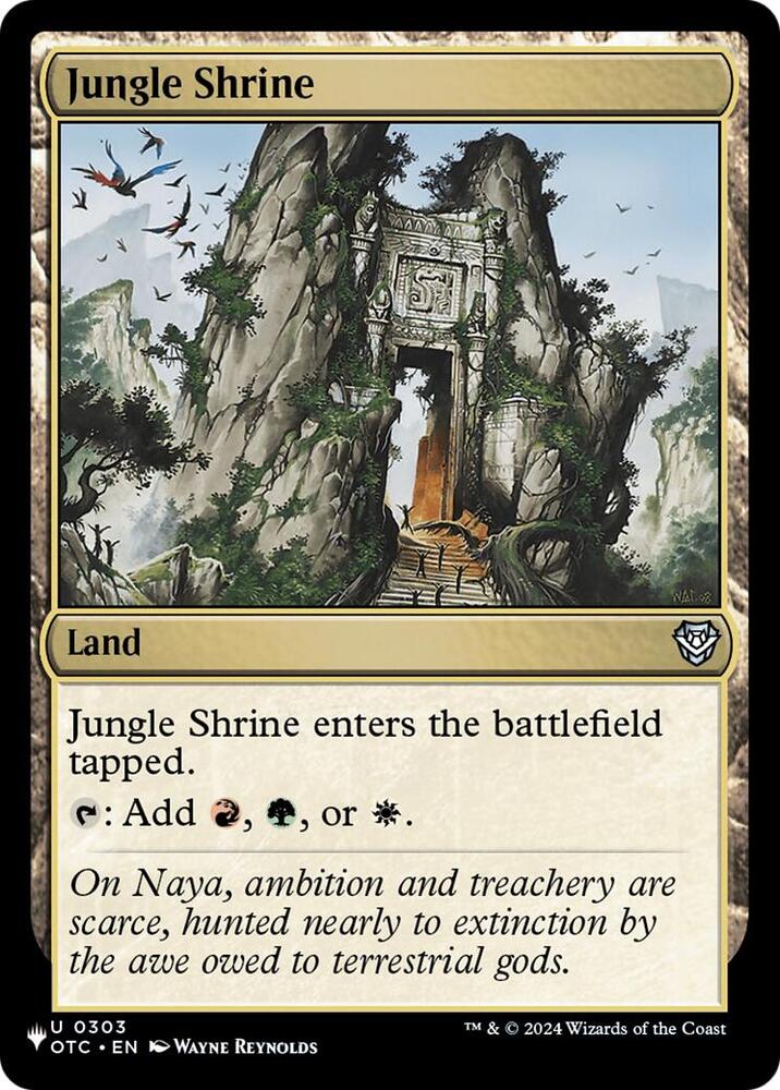 Jungle Shrine (OTC) 303 card
