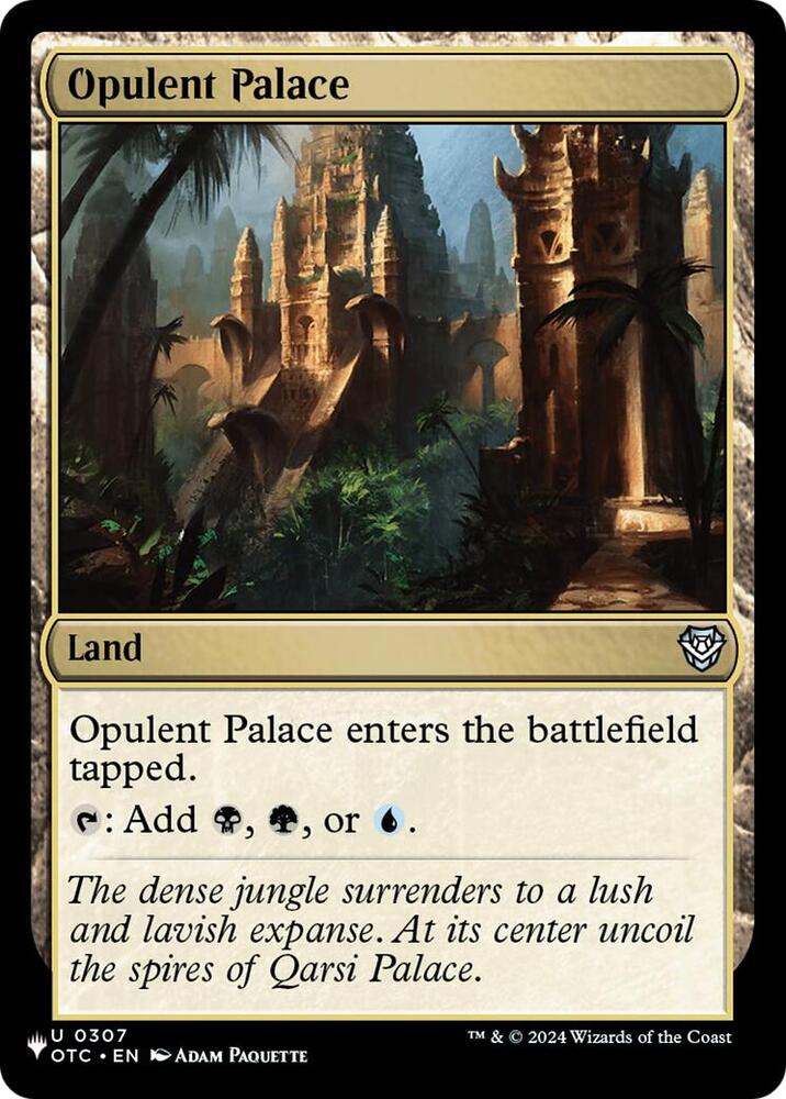 Opulent Palace (OTC) 307 card