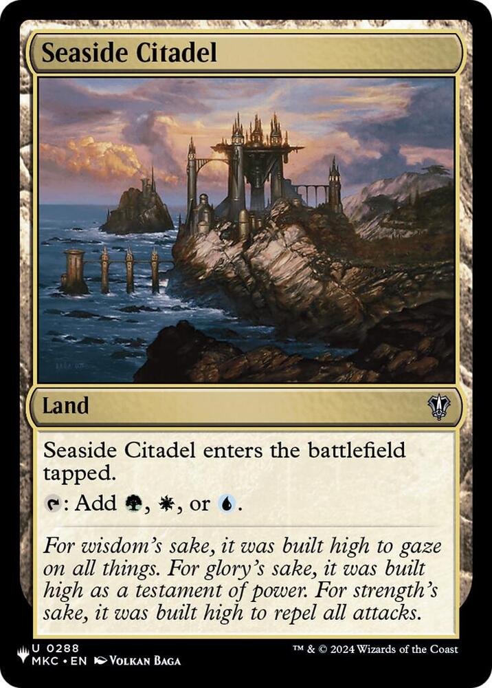 Seaside Citadel #MKC-288 — The List