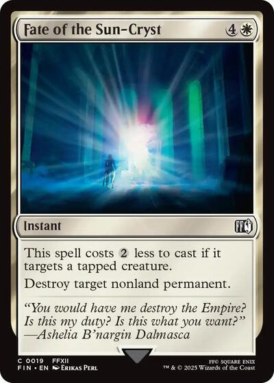 Fate of the Sun Cryst