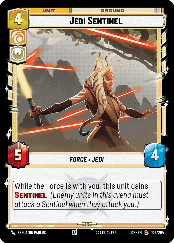 JEDI Jedi Sentinel - Legends of the Force - Star Wars: Unlimited