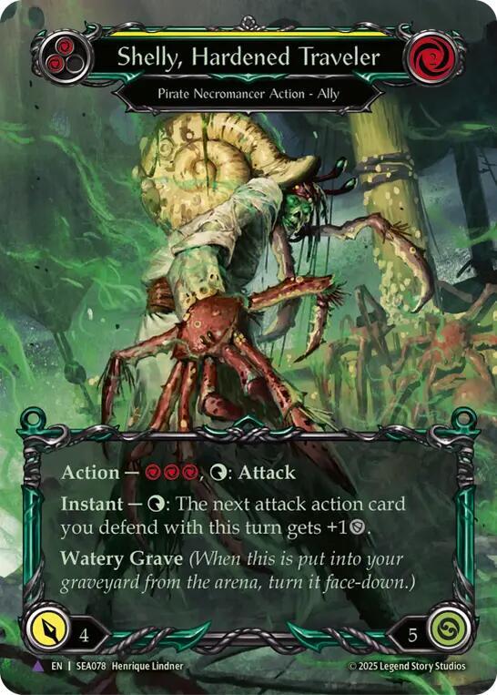 Shelly, Hardened Traveler (Marvel) - High Seas - Flesh and Blood