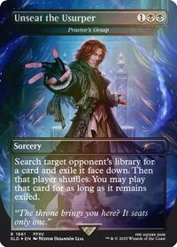 Unseat the Usurper - Praetor's Grasp (Rainbow Foil)
