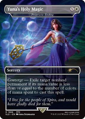 Yuna's Holy Magic - Prismatic Ending #1868 – Secret Lair Drop Series (Rare)