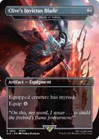 クライヴの剣、インヴィクタス/Clive's Invictus Blade　4種 Clive's Invictus Blade - Blade of Selves - Secret Lair Drop