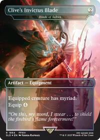 Clive's Invictus Blade - Blade of Selves (Rainbow Foil) (Foil)