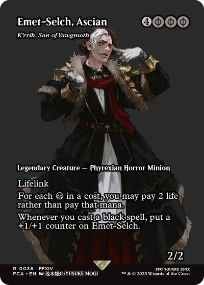Emet Selch Ascian Krrik Son of Yawgmoth Showcase