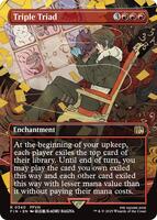 mtg final fantasy triple triad Magic The Gathering - Universes Beyond - Final Fantasy - Triple Triad  (Borderless Alternate Art) main image 1