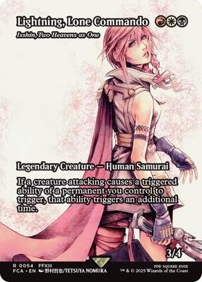 Foil 孤高の戦士ライトニングLightning, Lone Commando Lightning, Lone Commando - Isshin, Two Heavens as One