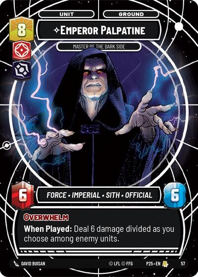 Emperor Palpatine - Master of the Dark Side card