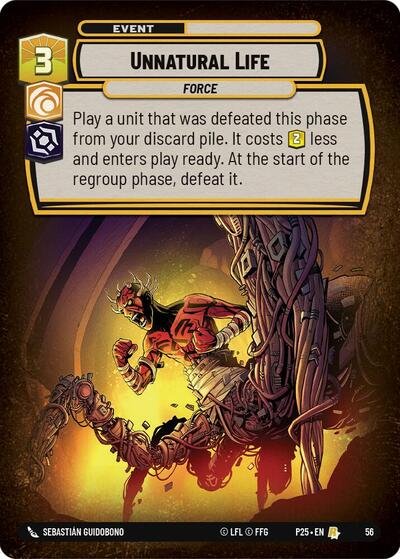 Unnatural Life card
