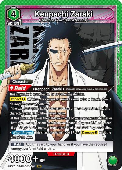Kenpachi Zaraki (067) Union Arena Card