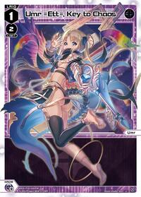 Umr =Ett=, Key to Chaos - WIXOSS Legendary DIVA trading card