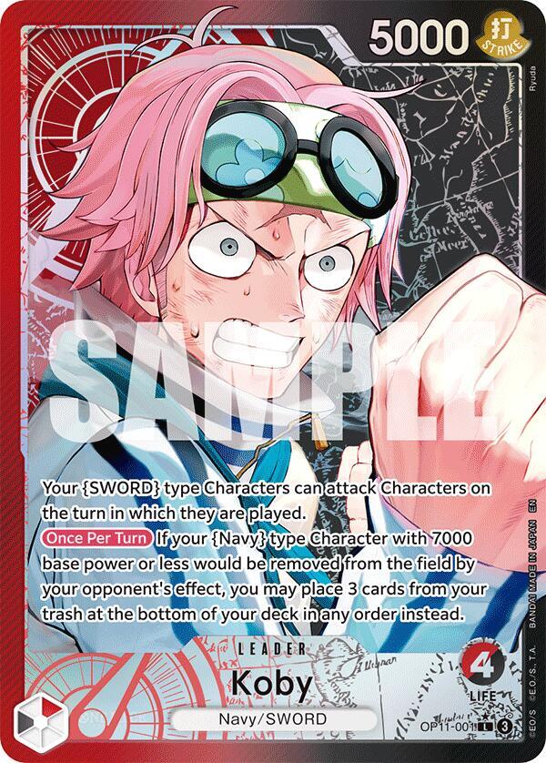 Koby 001 Alternate Art onepiece card