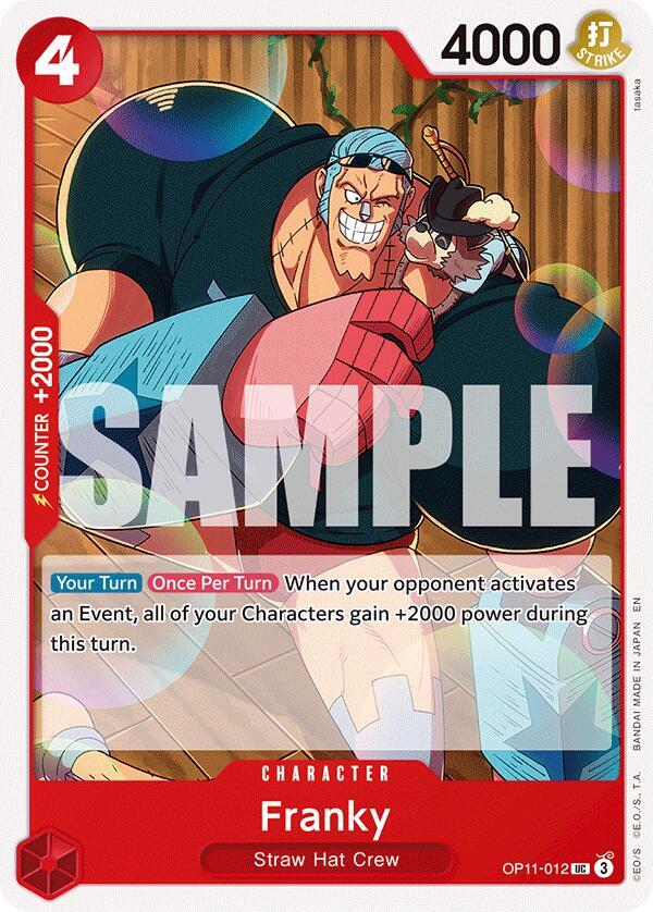 Franky onepiece card