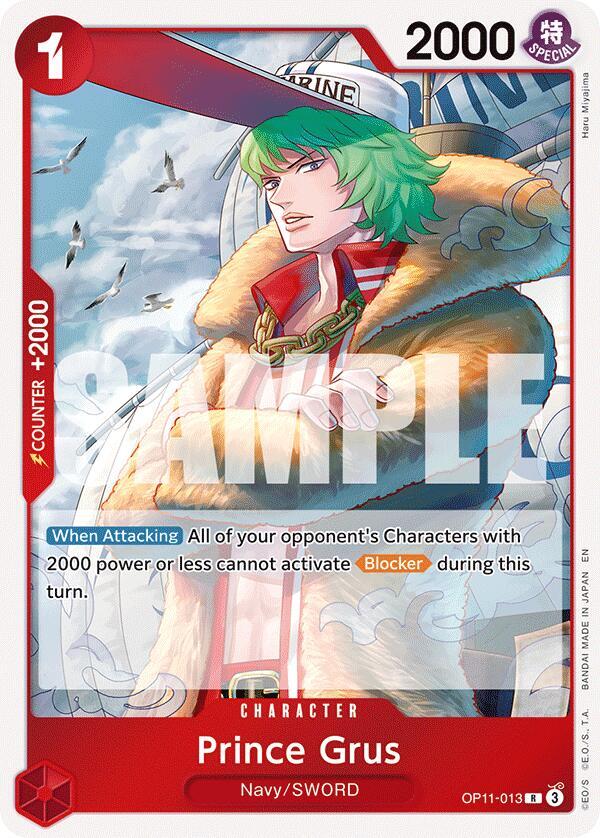 Prince Grus onepiece card