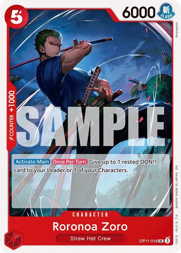 Roronoa Zoro - A Fist of Divine Speed - One Piece Card Game