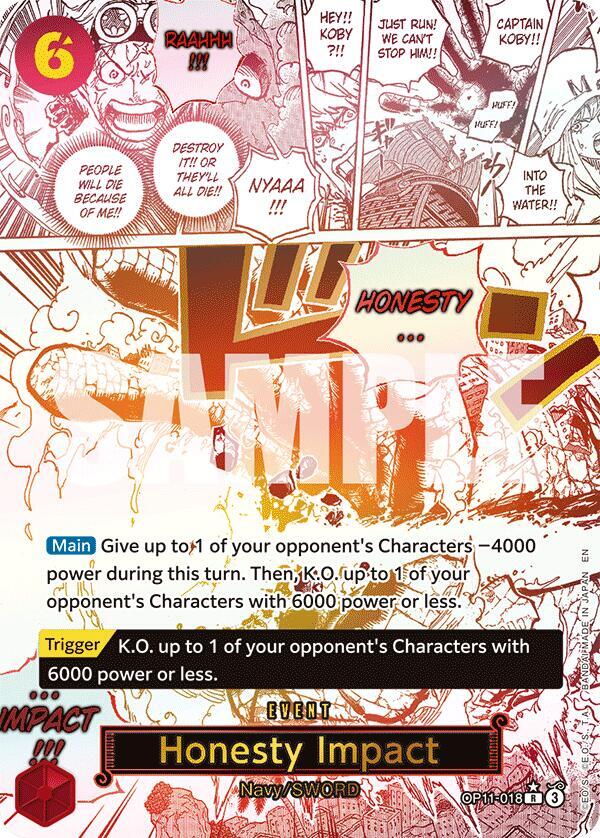 【PSA10】 HONESTY IMPACT ALTERNATE ART Honesty Impact (Alternate Art) - A Fist of Divine Speed