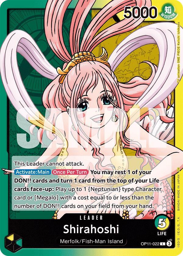Shirahoshi (022) - A Fist of Divine Speed - One Piece Card Game