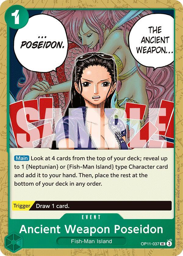 Ancient Weapon Poseidon - A Fist of Divine Speed - One Piece Card