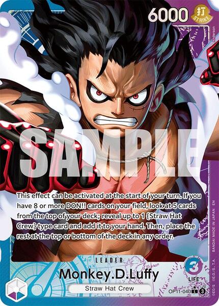 One Piece TCG Ban List Changes Hit Blue/Purple Luffy and
