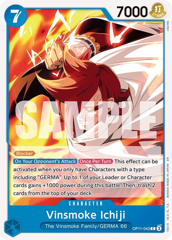 Vinsmoke Ichiji - A Fist of Divine Speed - One Piece Card Game