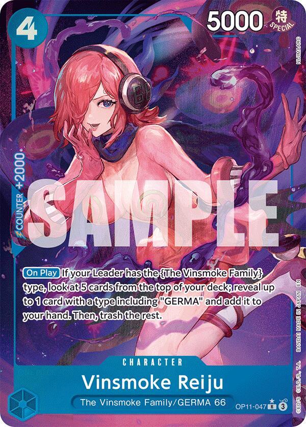 ワンピース カードゲーム PSA10 VINSMOKE REIJU ALTERNATE ART set One Piece Vinsmoke Reiju Leader Alt Art 0P06-042 PSA 10