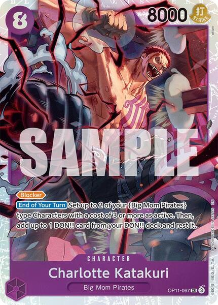 Charlotte Katakuri L OP11-062 [PAR] – One Piece Card Game, Fist Of Divine Speed