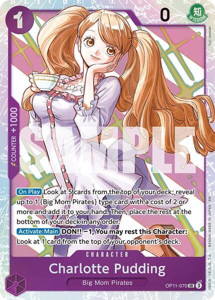 Charlotte Pudding - A Fist of Divine Speed - One Piece Card Game