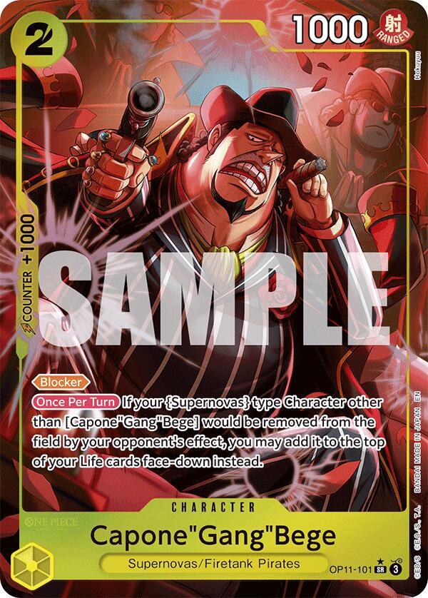 CaponeGangBege 101 Alternate Art onepiece card
