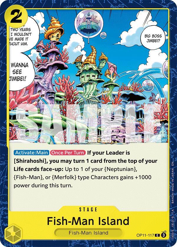 Fish-Man Island - A Fist of Divine Speed - One Piece Card Game