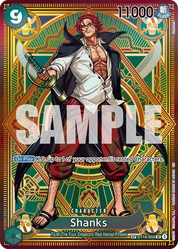 Shanks (SP) - A Fist of Divine Speed - One Piece Card Game