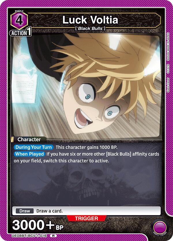 Luck Voltia (016) UE08BT Black Clover Union Arena