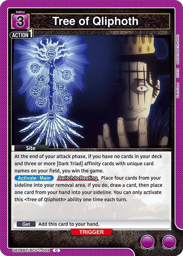Tree of Qliphoth - UE08BT: Black Clover - Union Arena - TCGplayer.com