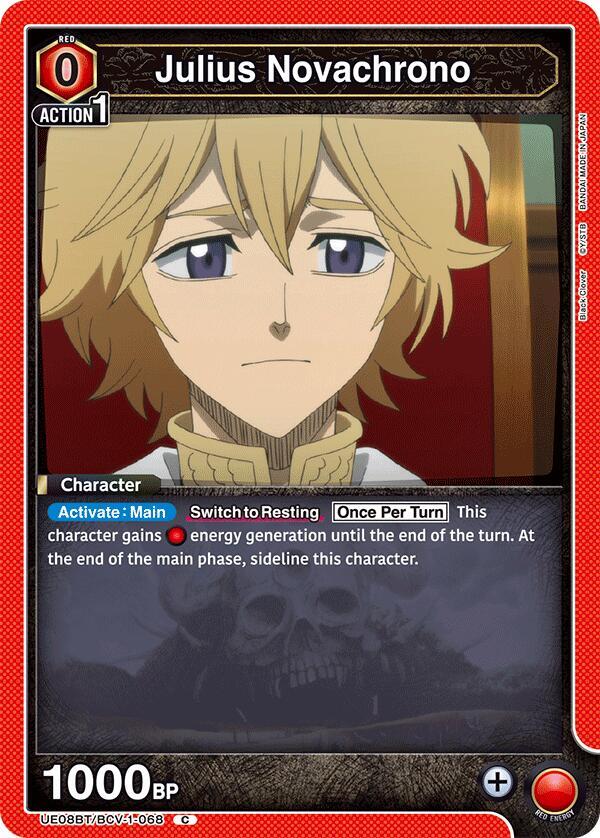 Julius Novachrono (068) - UE08BT: Black Clover - Union Arena