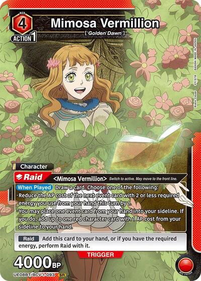 Mimosa Vermillion (093) card