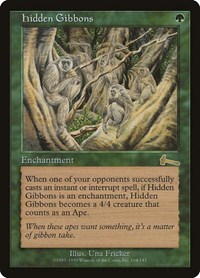 Hidden Gibbons - Urza's Legacy - Magic: The Gathering card