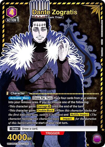 Dante Zogratis (026) (R*) card