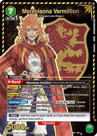 Mereoleona Vermillion (042) (SR*) - UE08BT: Black Clover - Union Arena card