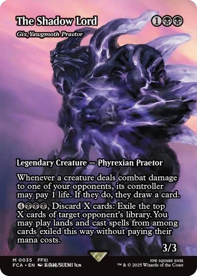 The Shadow Lord Gix Yawgmoth Praetor Showcase