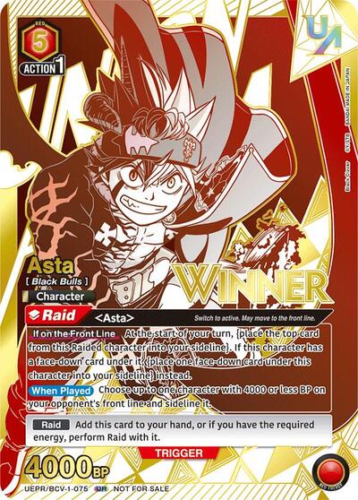 Asta (075) (Winner) card