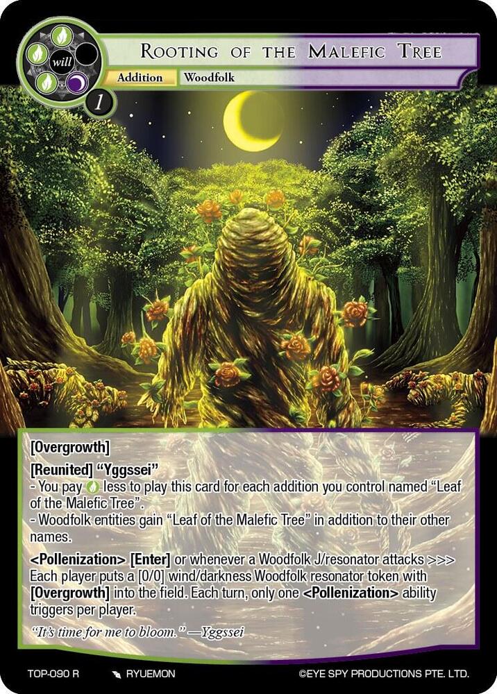 Rooting of the Malefic Tree