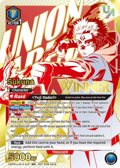 Sukuna (Winner) card