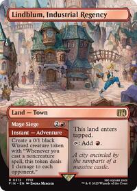 Lindblum, Industrial Regency (Borderless) - FINAL FANTASY - Magic: The Gathering card