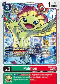 Palmon - Cyber Eden - Digimon card