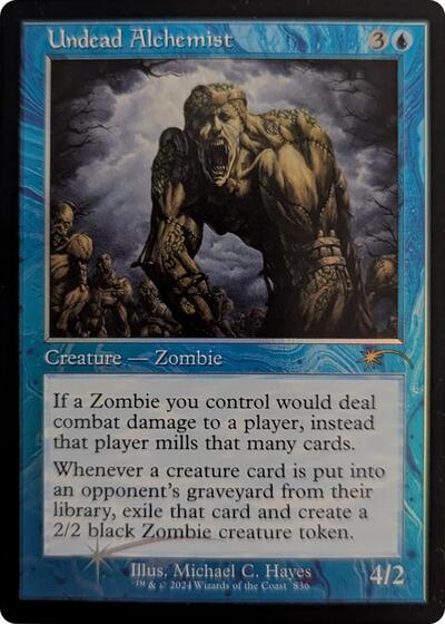 Undead Alchemist Retro Frame