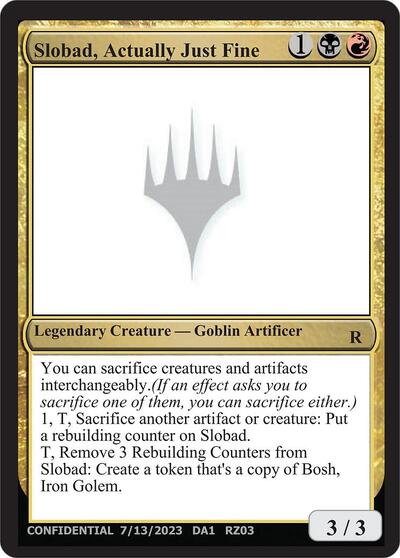 Slobad Actually Just Fine