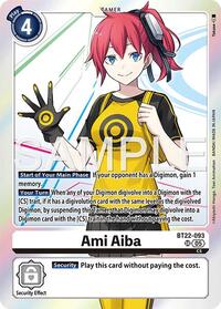 Ami Aiba - Cyber Eden - Digimon card