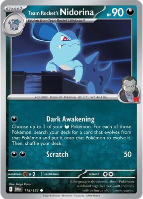 Team Rocket's Nidorina